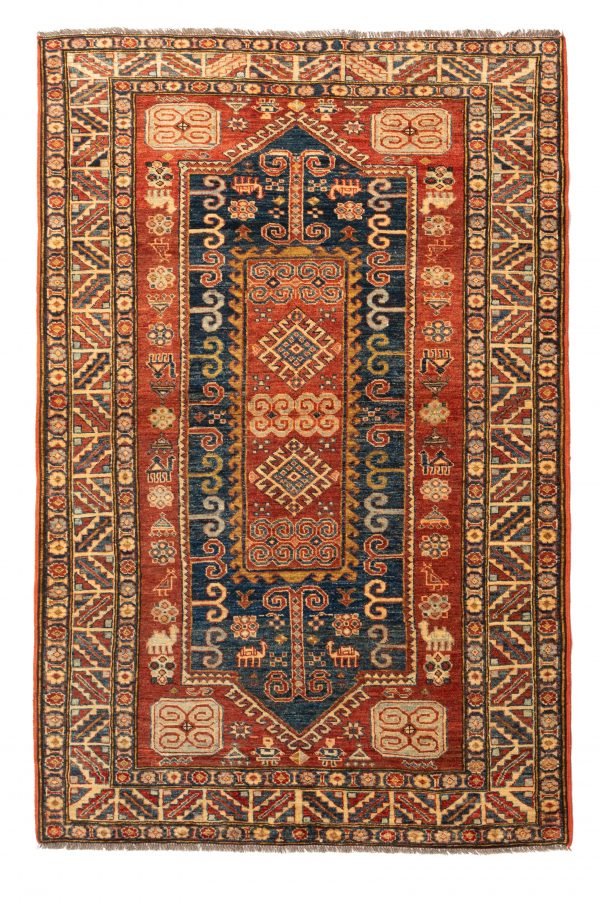 handmade carpet kazak caucasus χειροποίητο χαλί Καυκασος scaled